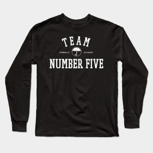 TEAM NUMBER FIVE THE UMBRELLA ACADEMY Long Sleeve T-Shirt